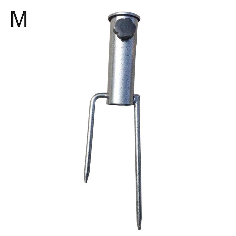 Bulary Umbrella Holder Steel Umbrella Stand for Beach Picnic Fishing Camping Parasol Mount Stand Outdoor Buried Umbrella Holder Stand