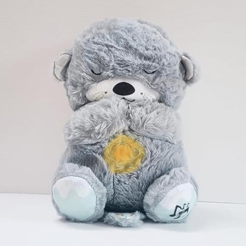 IKASA Breathing Teddy Bear Plush Sound Machine – Baby Gift with Music Lights & Breathing Motion – Infant Toys for Newborns, Soft Breathing Stitch Toy, Soothing Portable Otter for 0+ months (Otter-Toy) (B0DHQXWFGY) Amazon Price History, Amazon Price Tracker