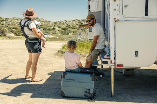 DOMETIC CFX2 28 - Tragbare Kompressor Kühlbox 28L mit APP-Steuerung - 12/24V 100/240V mit Batterieschutz - Elektrische Kühlbox, Gefrierbox Auto - USB