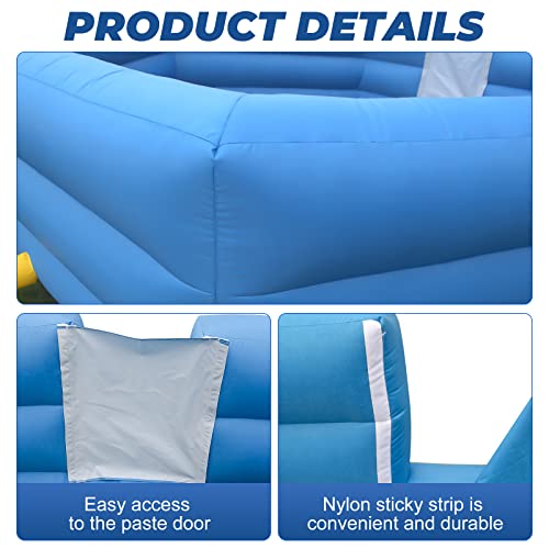 15 ft Gaga Ball Pit Portable Gagaball Court Inflatable Boxing Ring with air Blower and Easy to Set up,Inflates Under 2 Minutes, Outdoor Playground Big and Foldable Ball Pits for Party Indoor Activity - Thumbnail 5