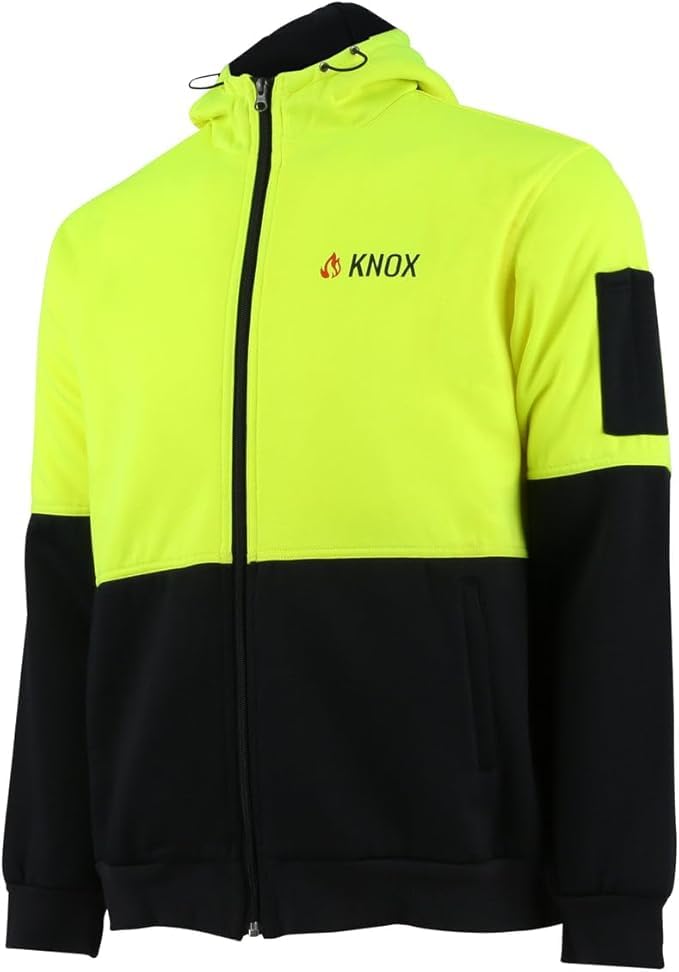 Nexon FR High Visibility Blemish Hoodies for Men & Women | Anti-Static 100% Cotton (US, Alpha, Large, Regular, Regular)
