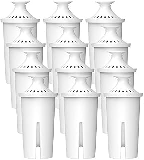 Waterdrop NSF Certified Filter Cartridge, Replacement for Brita® Classic, PearlCo, Mavea 107007, AquaOptima RUF916 Water Jug (12)