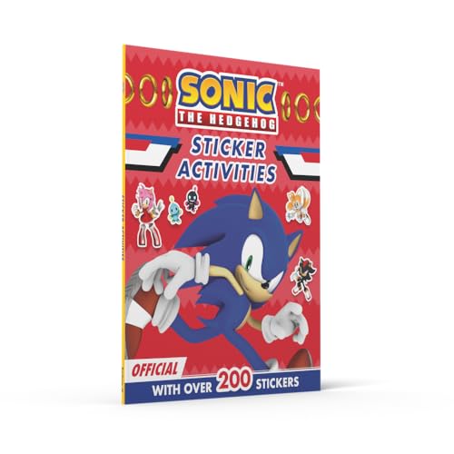 Image of Sonic The Hedgehog Sticker Activities Book: Sticker-Filled Puzzles and Activities Perfect For All Sonic Fans. It Includes 6 Pages of Stickers.