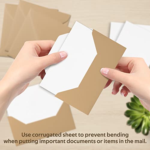 Image of Golden State Art 50 Pack 8.5x11 Corrugated Cardboard Sheets | 3mm Thick White Flat Square Inserts Layer Pads for Shipping, Mailing, Packaging or Art Crafts, Photo Backing (One-side White)