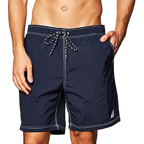 Nautica Men's Solid Swim Trunk Cover