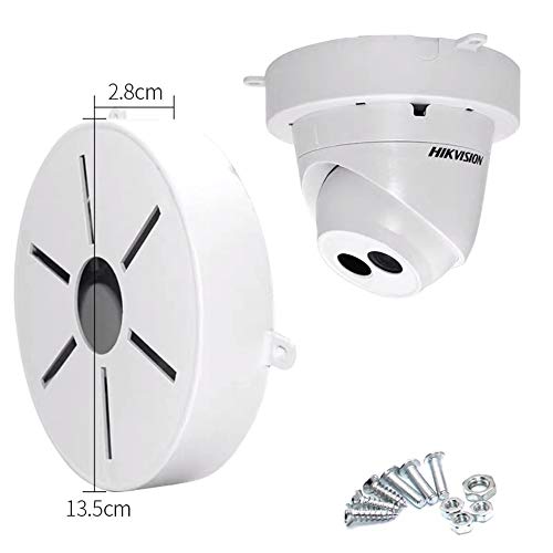 BeElion Universal Dome Camera Junction Box Mount Bracket for Dome Bullet Cameras Less Than Diameter 5.31\", Hidden Junction Box - Thumbnail 6
