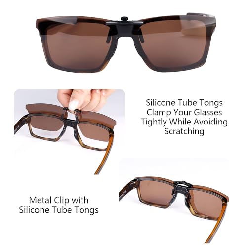 Polarized CLIP-ON Sunglasses for Oakley Men's Ox81404