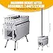 CHANGE MOORE Wood Burning Sauna Hot Tent Stove, Upgraded Heat Concentration for Lasting Warmth, Portable Camping Wood Stove, Outdoor Camping Fireplace with Anti-scalding Cloth & Chimney Pipe