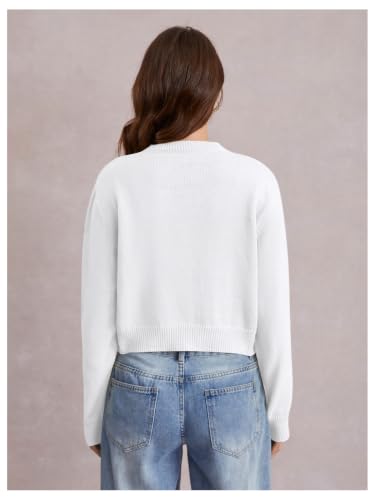 Image of SOLY HUX Women's Button Down Cropped Lightweight Cardigan Sweater | Cute Fall Fashion, 2026