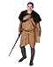 Produktbild Barbarian Warrior Mens Fancy Dress Viking Medieval Game Of Thrones Adult Costume