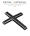 SCUARI 2PCS 3D Cross Stickers,Car Accessories Decals for Vehicles,Self Adhesive Cross Metal Car Emblem,2.5