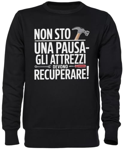 Sweat-shirt noir unisexe confortable pour exprimer votre humeur du jour