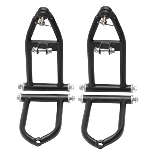 Front A-Arm Suspension Component Set for 110cc 150cc ATV Quad 4 Wheelers including 2 Upper and 2 Lower Control Arms 10.2 inch and 8.3 inch Length for Taotao Coolster Off-Road Upgrade