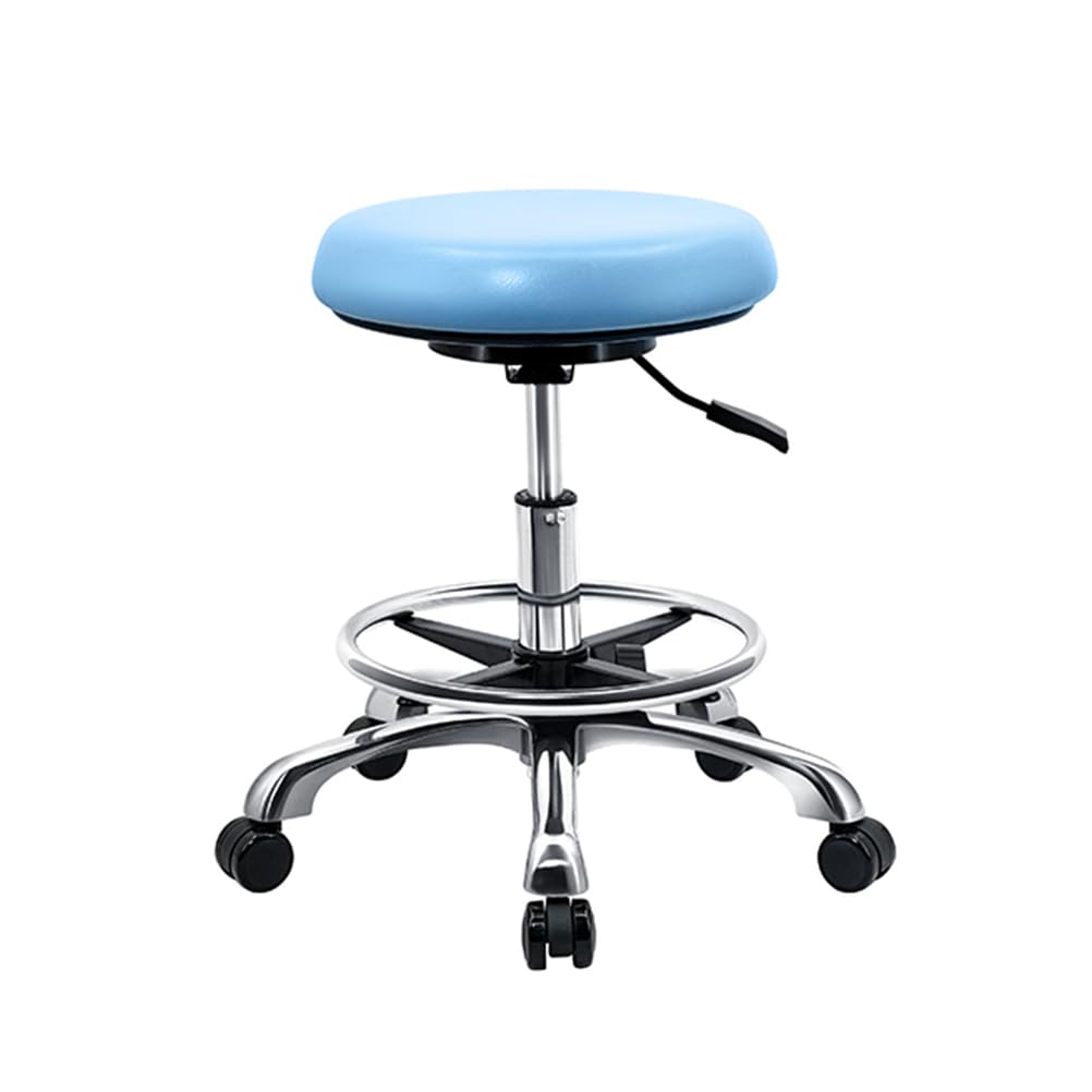 SFKLYU Fauteuil Dentaire Médical, Tabouret Médical avec Accoudoirs, Tabouret d'Assistant, Chaise Dessin Pivotante 360° pour Cabinet Dentaire, Massage, Soins Visage et Spa,A1