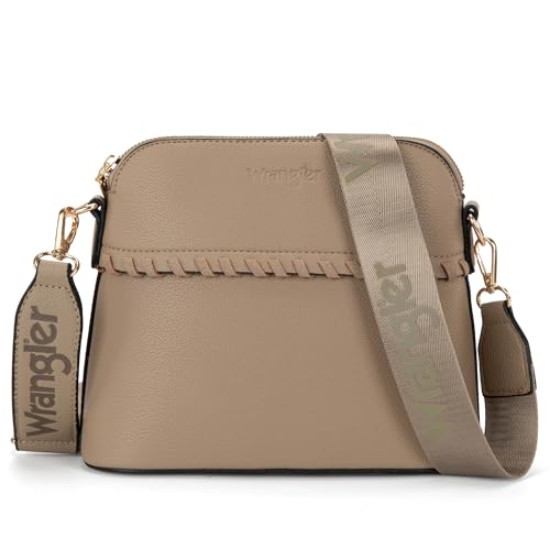Image of Wrangler 3PCS Purses for Women Tote Bag Crossbody Handbag and Wallet Set with Guitar Strap