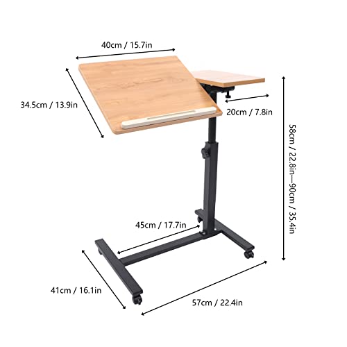 Base para laptop móvil ajustable en altura y ángulo miniatura 2