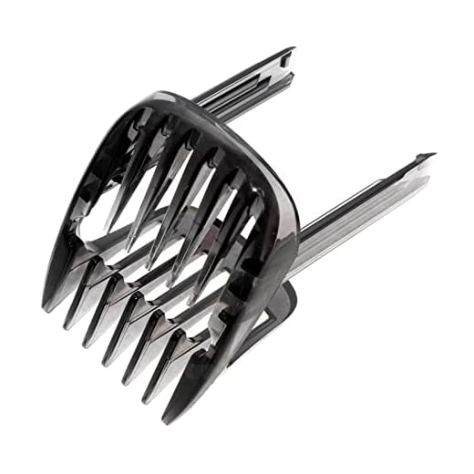 MEILUGANG 1pcs 1-7mm hårklippare kam HC7460 HC9450 HC9490 HC9452 HC7460 / 15 Hair Cutter Beard Trimmer Haircut Hairclipper Fit for Philips Mäns elektriska rakhyvel tillbehör (Color : Black)