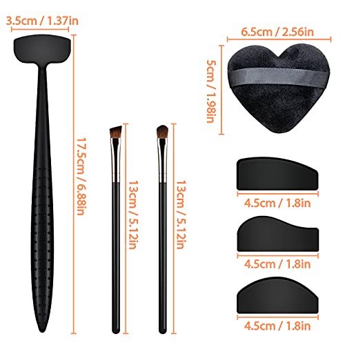 NICEKOOL® 11 en 1 Pliegue Sombra de Ojos Kit de Línea de Pliegue, Kit de Línea de Pliegue Perezosos, Sombreado Aplicador… - Imagen 3