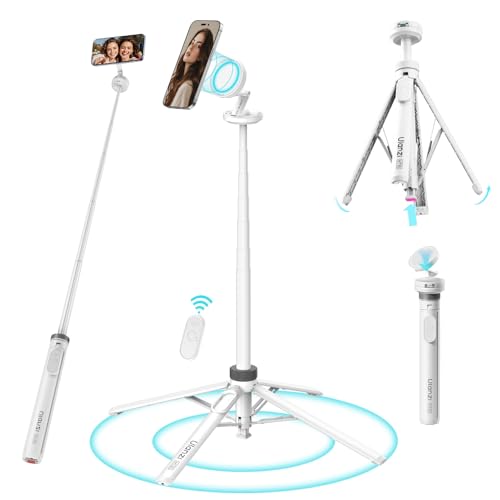 Amazon | Ulanzi MT-85 自撮り棒 スマホ三脚 ワンタッチ自動展開 四脚