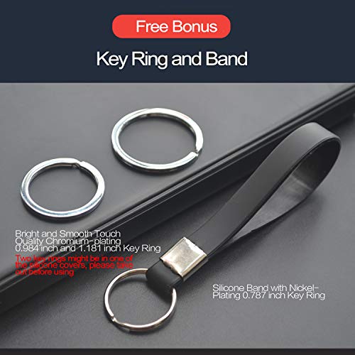 Compatible With 2005-2012 Jeep Commander Grand Cherokee Liberty Dodge Avenger Charger Durango Magnum Chrysler 200 300 Pt Cruiser Silicone Fob Case Cover Protector Keyless Remote Head Holder 2Pcs #TOP6