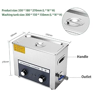SHENGSHIYU Nettoyeur à Ultrasons Industriel pour Nettoyeur de Disques Vinyles, Lave-Linge, Fonction de Chauffage, Machine de Nettoyage à Ultrasons pour Laboratoires 6L pour Les Spplies,110v - Les Beatles, Paul McCartney, John Lennon, RIngo Starr, George Harrison SHENGSHIYU Nettoyeur à Ultrasons Industriel pour Nettoyeur de Disques Vinyles, Lave-Linge, Fonction de Chauffage, Machine de Nettoyage à Ultrasons pour Laboratoires 6L pour Les Spplies,110v – Image 2