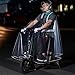 Poncho De Pluie, Imperméable À Capuche Transparent Réutilisable Léger Pour Scooter Électrique Spécial Vélo Pliant Scooter De Mobilité Poncho Avec Sac À Dos Et Bande Réfléchissante,Transparent,4XL