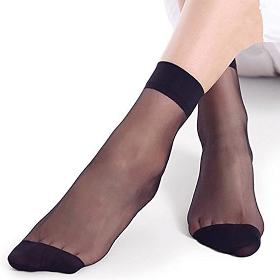 Women's Nylon Ankle Short Sheer Socks 10 Pairs2