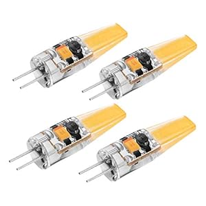 FLAMEER 4x G4 3W Dimbare COB LED Lamp 220V
