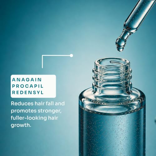 Image of Kitcoz Hair Growth Serum, 21% Actives, Redensyl, Procapil & Anagain, 30ml | Clinically backed ingredients that reduces hair fall and support stronger, thicker, fuller-looking hair