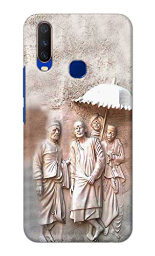 Image of Printed Hard Back Cover Case for Vivo Y15 | Vivo Y17 | Vivo Y11 | Vivo U10 | Vivo Y12 | Vivo Y12i Back Cover (Sai Baba) -1803