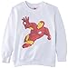 Produktbild Marvel Jungen Avengers Assemble Armored Iron Man Simple Sweatshirt, weiß, XL