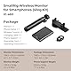 SMALLRIG Wireless Monitor, Magnetischer Selfie Monitor für iPhone/Android, Telefonmonitor mit Blitzschuh,Schnellhalterung für MagSafe, 3 Stunden Akkulaufzeit, 10 m Reichweite – 4851B