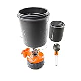 GSI Outdoors Halulite Minimalist Kitchen Kit | Integrated Camp Cookware for Ultralight Backpacking and Camping