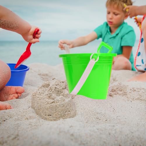 24 Set End of The Year Gifts Sand Beach Buckets Bulk with Shovels Cards Plastic Pool Beach Pails Water Bucket for Summer Kindergarten Preschool Graduation Party Favors by YIDAKO - Image 7