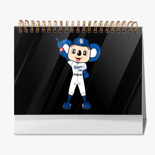 2026年 卓上カレンダー 中日ドラゴンズ 野球応援 デスクトップ カレンダー 小型 月間 書き込み 計画整理用 おしゃれ 記念品 プレゼント 2025年9月?2026年12月