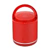 Radio Bluetooth Speaker & Phone Holder Mini Subwoofer Stof Wireless Outdoor 6 kleuren Ondersteuning TF Card (Color : Red)