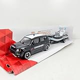 Miniatura a escala 1/43 Coche Car Auto Renegade 2017 Carabinieri Italia lancha neumática