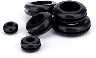 20pcs Thickness Rubber Seal Ring Oil Sealing Grommet Rings for Protects Wire Cable Hole Protection Ring Shim Gasket Hardware Fastener Washers (Size : 10MM)