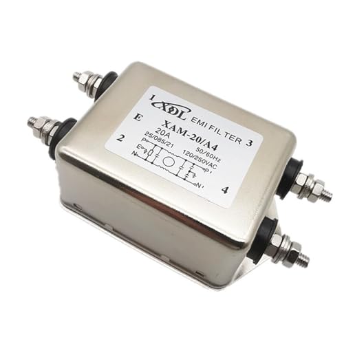 Filtro monofásico 220V XAM-20/A4 de 20A y 10A para control de interferencias 6