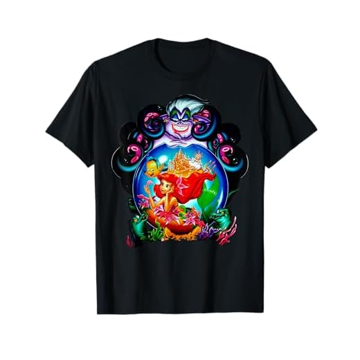 Disney Little Mermaid Ariel And Ursula Camiseta