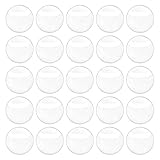 缶バッジカバー 32mm用 20枚セット 透明 保護カバー 推し活 痛バッグ 収納 高い透明性 丸型 コレクション ディスプレイ [並行輸入品]