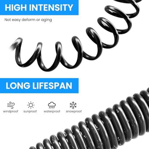 Image of STHIRA13ft Cigarette Lighter Extension Cord, 12V /24V DC Car Lighter Extender Lighter Socket Extension with Cap, Universal Vehicle Car Lighter Extension Cord