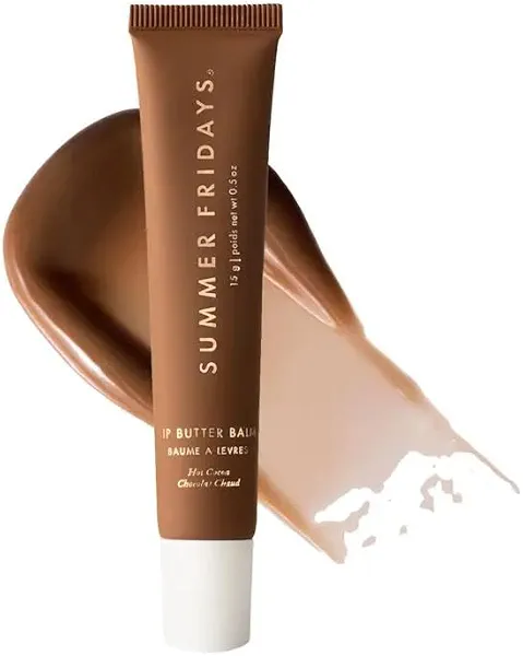 Summer Fridays Lip Butter Balm - Hot Cocoa & Complimentary Entel Pomegranate Sheet Masque with Collagen