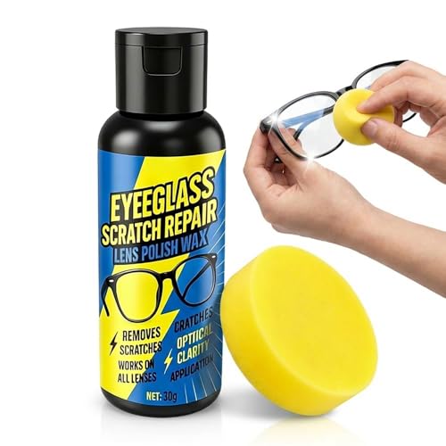 Shellfairy Eyeglass Scratch Remover Spray Glasses Lens Scratch Remover For Eyeglasses & Sunglasses Home Minor Lens Cleaning & Restoration Spray For Clearer Vision (1)