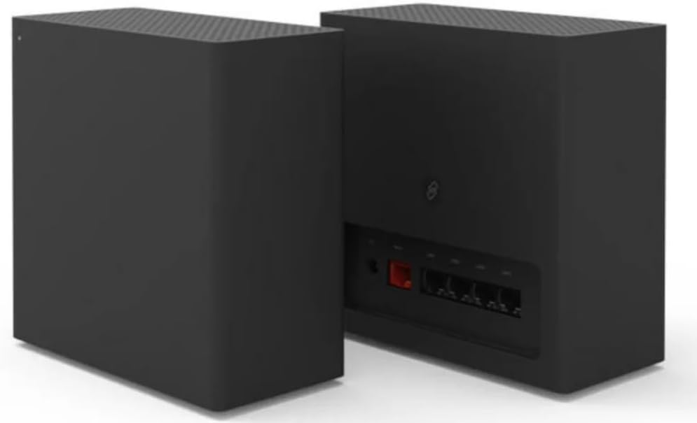 Renewed Dual-Port Black Modem-Router Combo for Internet Gateway Business