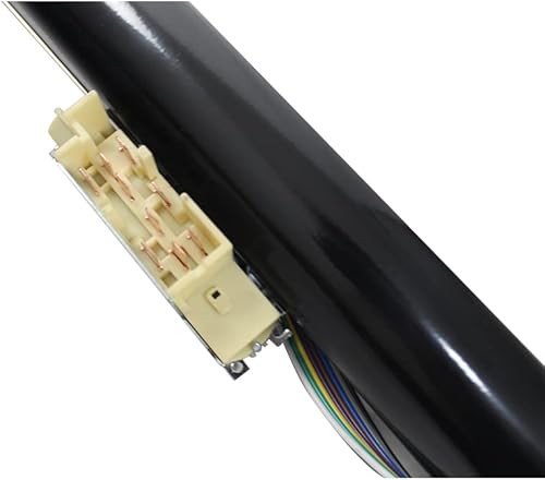 Miniatura 8 de Columna de dirección universal negra de 32 pulgadas con cambio de columna e inclinación con llave para transmisión manual, incluye adaptador de