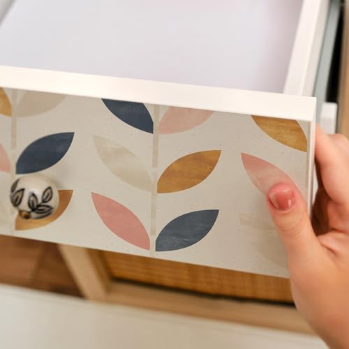 Vinilo autoadhesivo lavable de hojas 65x130 cm mate anti-humedad para puertas y muebles 4
