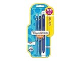 Paper Mate InkJoy Gel Pens, Medium Point, Blue Assorted, 3 Count