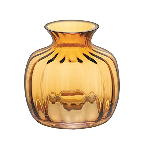 Dartington Crystal Vase, klein, bernsteinfarben Cover