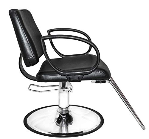 Chromium® 'Hannah' Professional Styling Chair [2039] By Puresana, Rotates 360 Degrees, Premium Vinyl Seat, High Density Foam Cushions, Durable Steel Construction. #TOP2